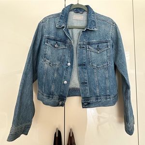 Everlane Cropped Denim Jacket